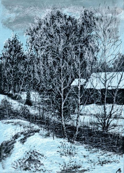 Абаимов Владимир Снег выпал… / Snow fell…