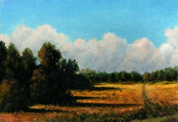 Абаимов Владимир Среди полей. Конец августа / Among the Fields. The End of August