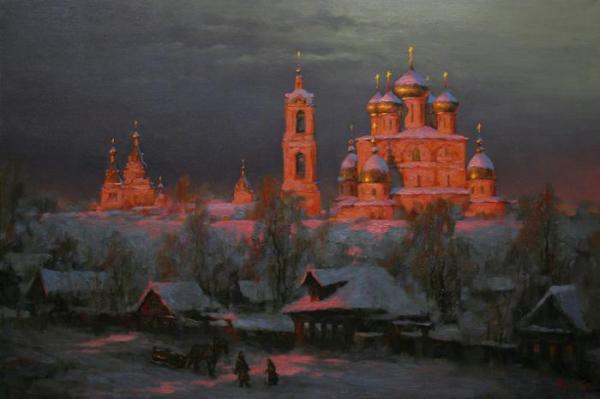 Нестерчук Степан Зимний вечер в Дмитрове