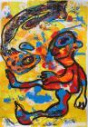 turbomegastar Старик и море - Two Abstract Figures